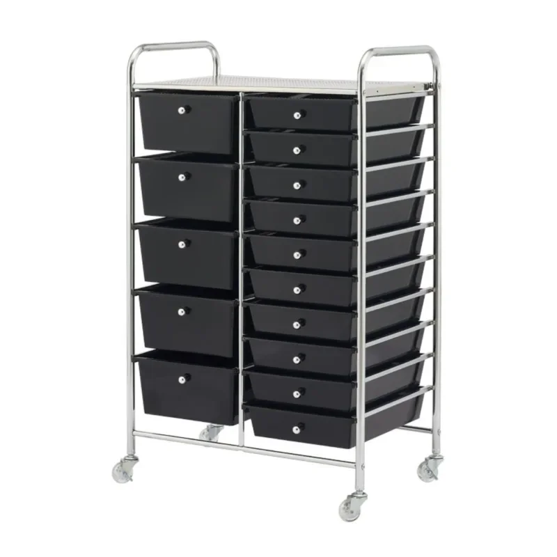 

Mobile Drawer Storage Cabinet Living Room Multi-layer Plastic Cabinet Snacks Sundries Cosmetics Locker Shelf Cart