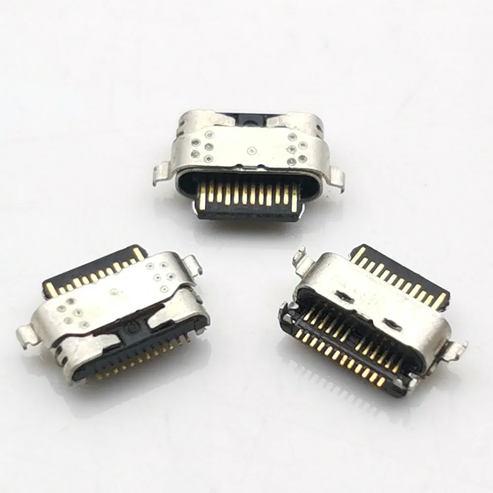 5-20pcs USB Type C Connector Charging Port For Samsung Tab A7 lite 8.7" T220 T225 USB-C Power Jack For Lenovo Gaming Phone