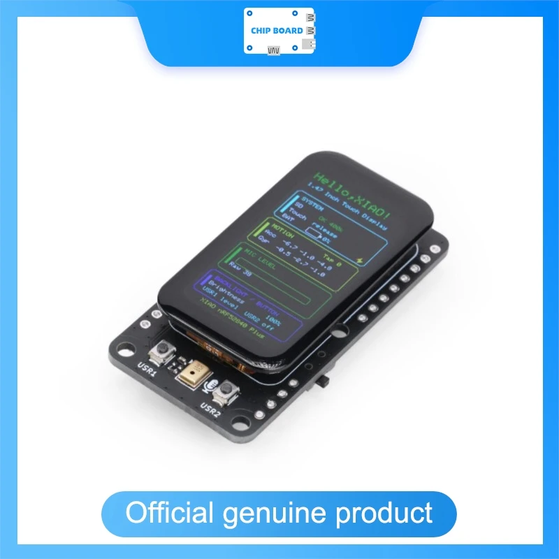 Seeedstudio XIAO 1.47 IPS Touch Display with nRF52840 BLE IMU Microphone MicroSD Compact Smart Device Board