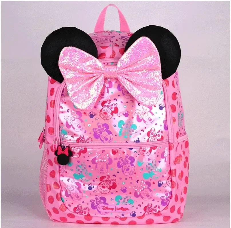 Nowa oryginalna Australia Smiggle Disney Minnie dzieci uczeń tornister portfel torba na lunch plecak kubek wody dziewczyna prezent dla studentów