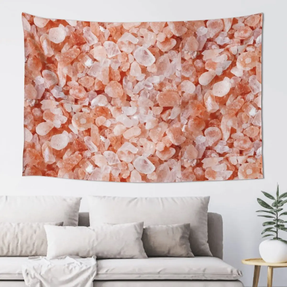 

Himalayan pink salt background Tapestry Tapete For The Wall For Bedroom Room Decorations Tapestry