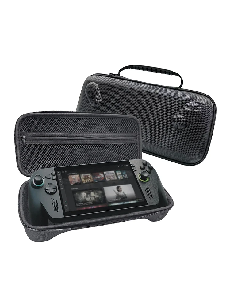 حقيبة تخزين ذات قشرة صلبة حقيبة سفر محمولة حقيبة حمل مضادة للصدمات لوحدة التحكم في الألعاب ROG XBOX Ally/ROG XBOX Ally X