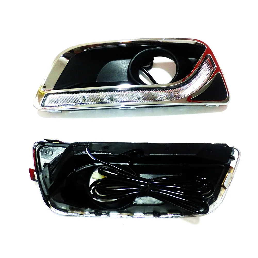 

July King Car Daytime Running Lights for Chevrolet Malibu 2013 2014 2015, 6000K LED Front Bumper DRL