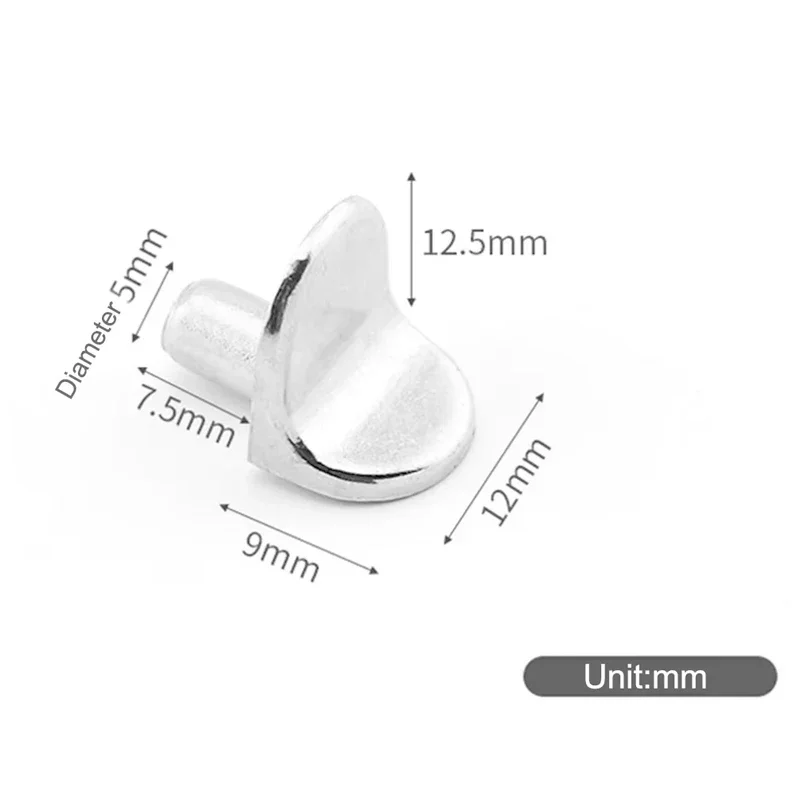 Borchie di supporto per mensola a forma di L da 20 pezzi: fissare i pannelli in legno/vetro negli armadi, supporti per staffe ideali per mobili