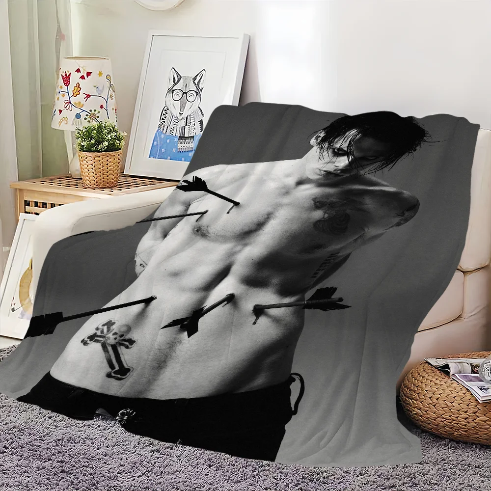 Yungblud Idols Singer Blanket For Soft Throw Blanket for Picnic Bed Sofa Home Bedroom Cozy Warm Comfortable