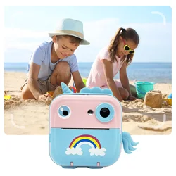 Children's Digital Camera 1080P Cartoon Camera Instant Print For Kids Thermal Print Camera Record Life Camera For Kids