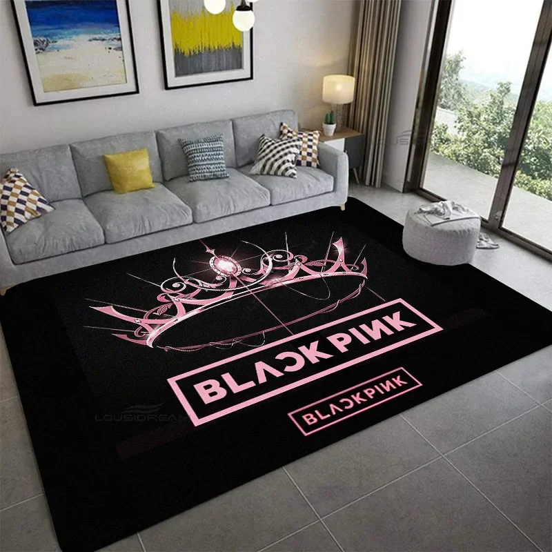 Fashion Korea Female Singer Group Decorative Carpet Children's Bedroom Floor Pad Can Customize Rug Living Room Cushion Door Pad