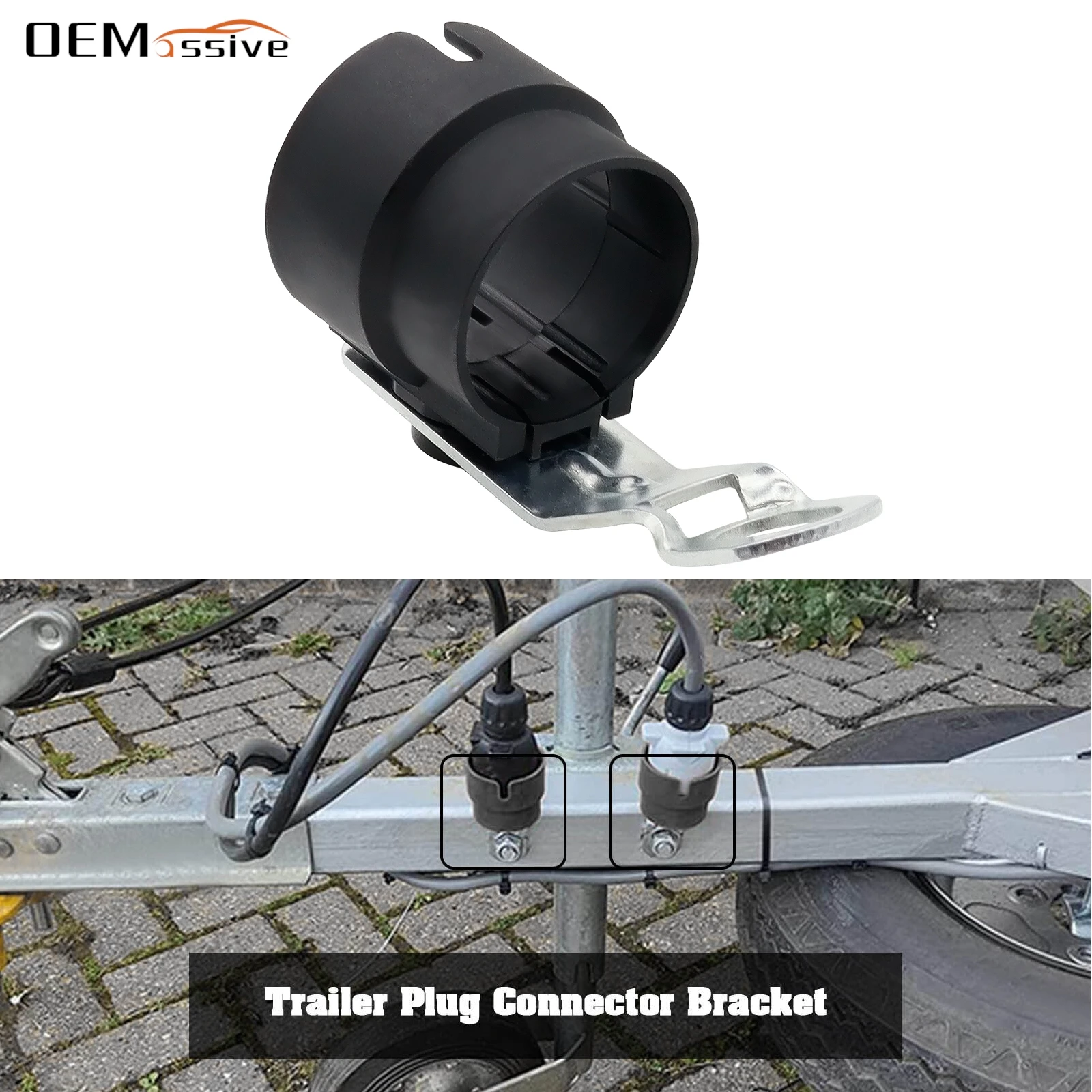 Trailer Plug Holder Universal Weatherproof Protective Accessories For 7pin 13Pin Trailer Dirt Protection Plug Socket Adapter