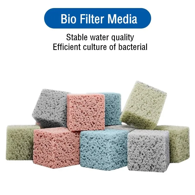 4D Aquarium Bio Filter Media 1L Premium Density Fish Tank Wet Filter Media Marine and Freshwater Aquariums Water Filtration