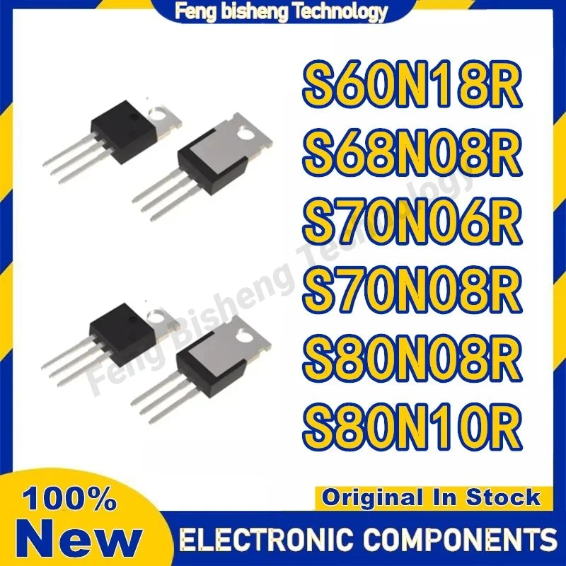 10 قطعة جديدة ومبتكرة TO-220 MOSFET الترانزستور مركبة كهربية تحكم S60N18R S68N08R S70N06R S70N08R S80N08R S80N10R