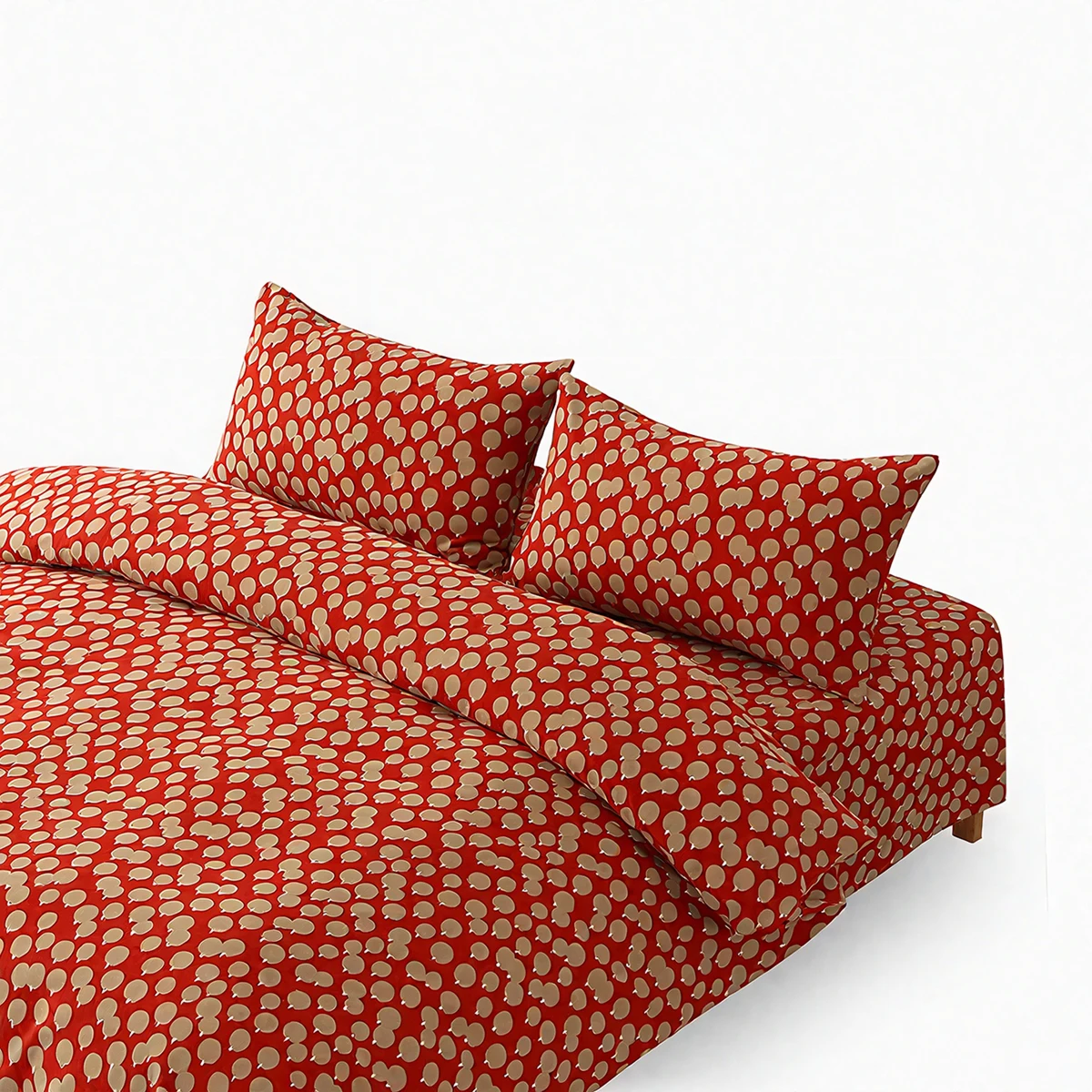 Winter Christmas Holiday Themed Brushed Flannel Sheet Set 100% Long-Staple Cotton 4-Piece Bedding, Machine Washable King Size