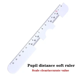 Flexible Graduated Eye Pupillary Distance Gauge Optics Store Portable PD Optometry Ruler Optometry Equipment Glasses Accessories