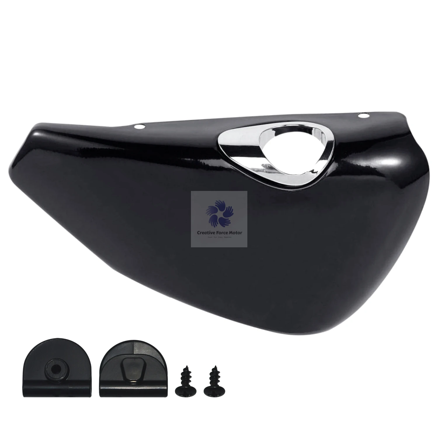Left Right Steel Battery Side Fairing Cover Motorcycle Parts For Harley Sportster XL 1200 Iron 883 Roadster Nightster 2004-2013 - view 4