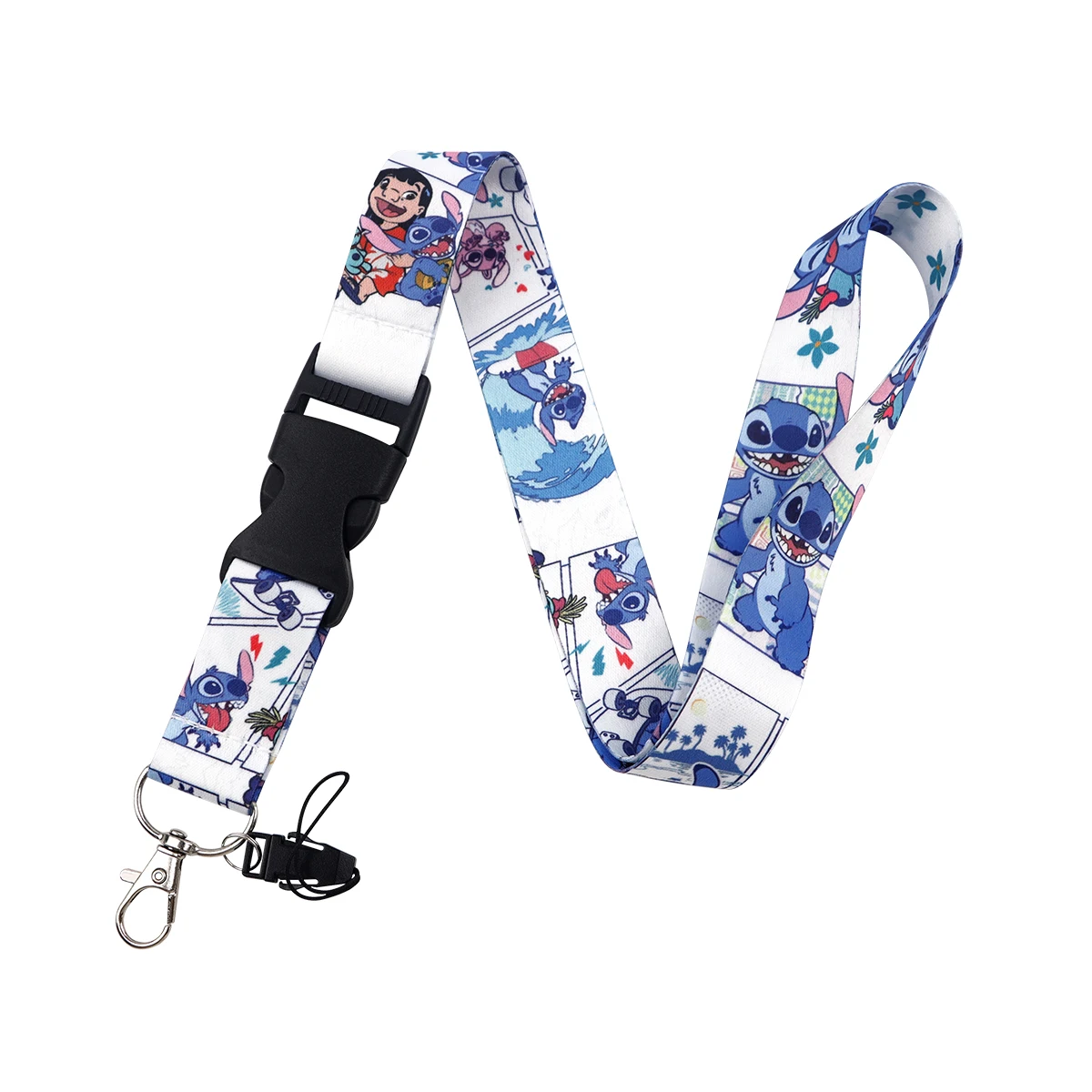 Cute Lanyard Credit Card ID Badge Holder Key Ring Bag Card Cover Keychain Fashion Phone Charm New Accessories