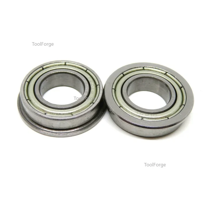 Bearings 20pcs F6801ZZ Flanged bearing F6801ZZ F6801-ZZ Z 12x21x5 flange deep groove ball bearings