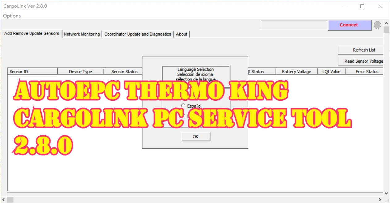 

Инструмент для обслуживания AutoEPC Thermo King CargoLink PC 2.8.0