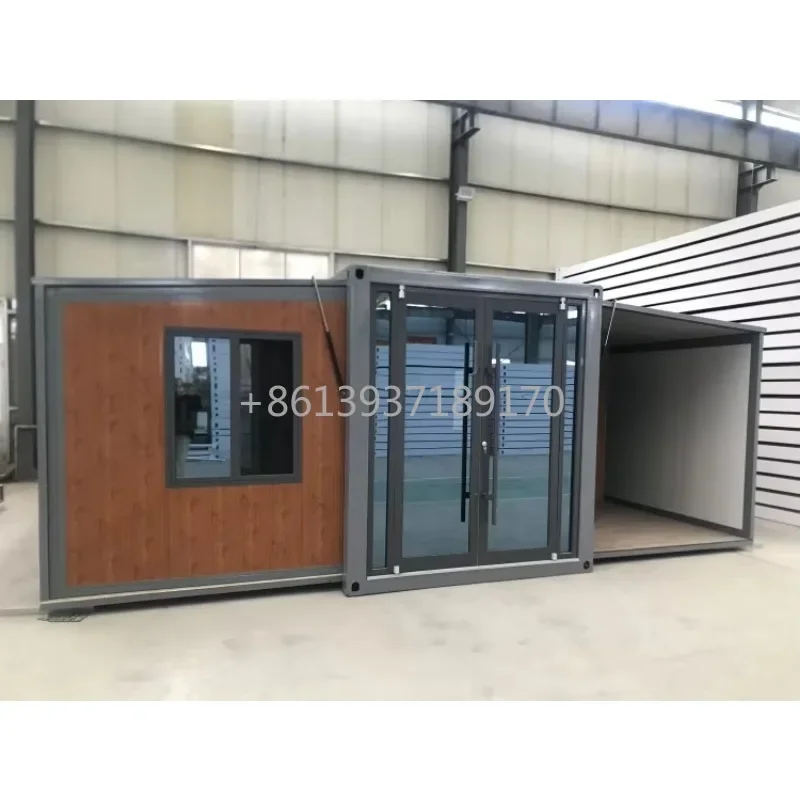 High Quality 20F 40F Prefabricated Foldable House Expandable Container House 2 3 Bedrooms with Bathroom