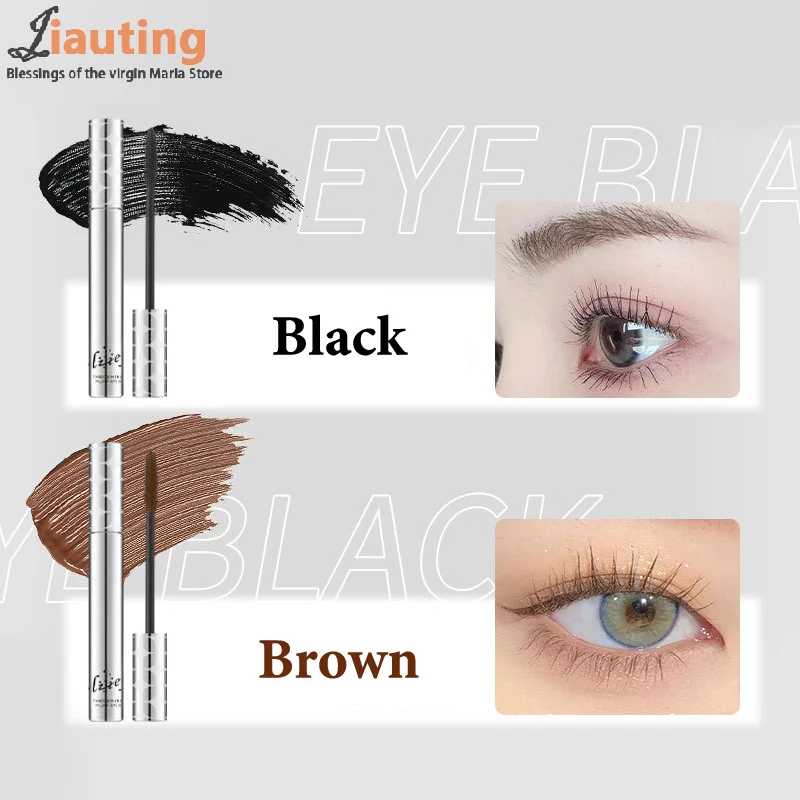 Eyelashes Lengthening Mascara Waterproof Long Lasting Silky Lash Black/Brown Eyelashes Extension Make Up Beauty Eye Cosmetic