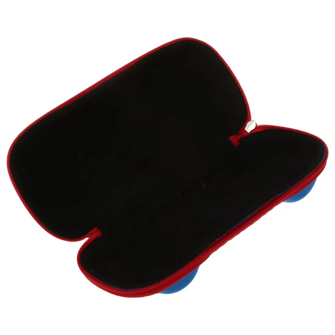 Car Shape Zip Case para crianças, óculos, óculos, azul