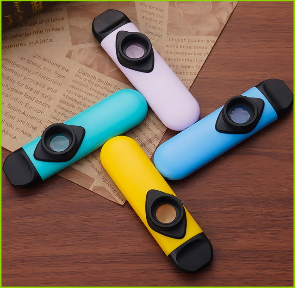 Portable ABS Kazoo Flute Easy To Learn with Lanyard Musical Instruments Joyful British Musical Whistle Toy Boys Girls Gift