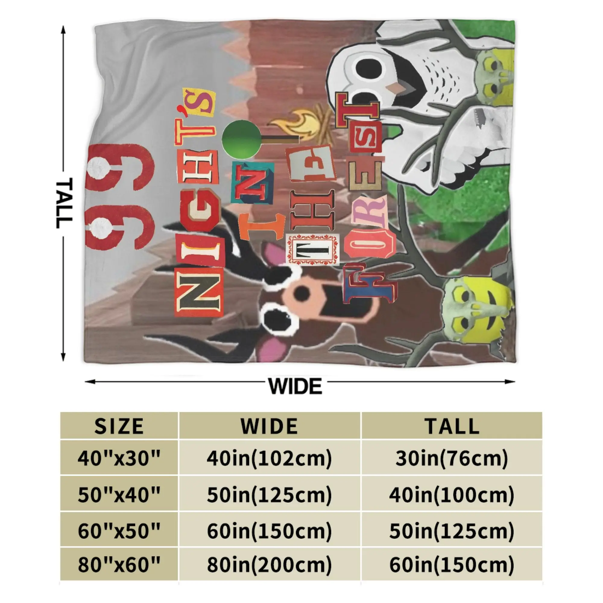99 ليال في الغابة الفانيلا بطانية شتاء دافئ لينة رمي بطانية للطفل غرفة المعيشة مضحك المفرش أريكة غطاء سرير #6