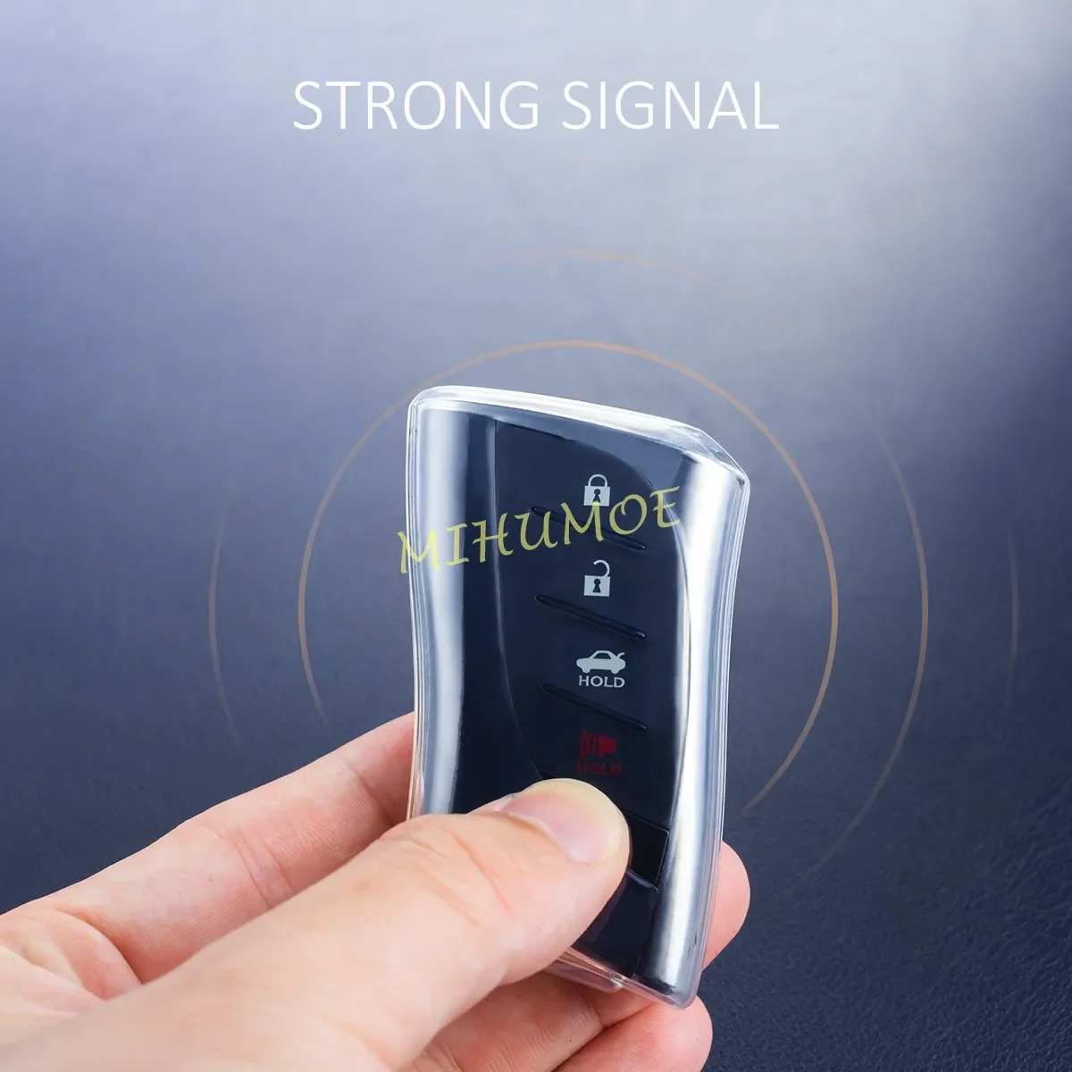 Transparent Clear Car Key Fob Cover Case Holder For Lexus LBX NX RX RZ GX UX ES LC LX LS 200 250 300 300h 350 350h 450h 500h