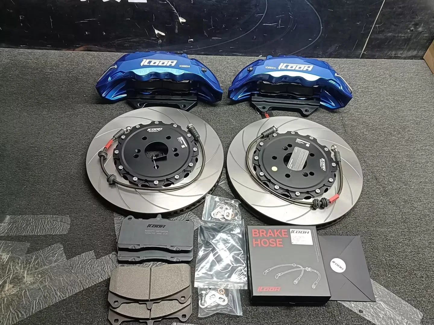 

High Quality IC6 Steel Disc Front 380X36 6-piston brake caliper kit fits for BMW M8 Gran Coupe Gran Coupe / Coupe (F93) 2020+