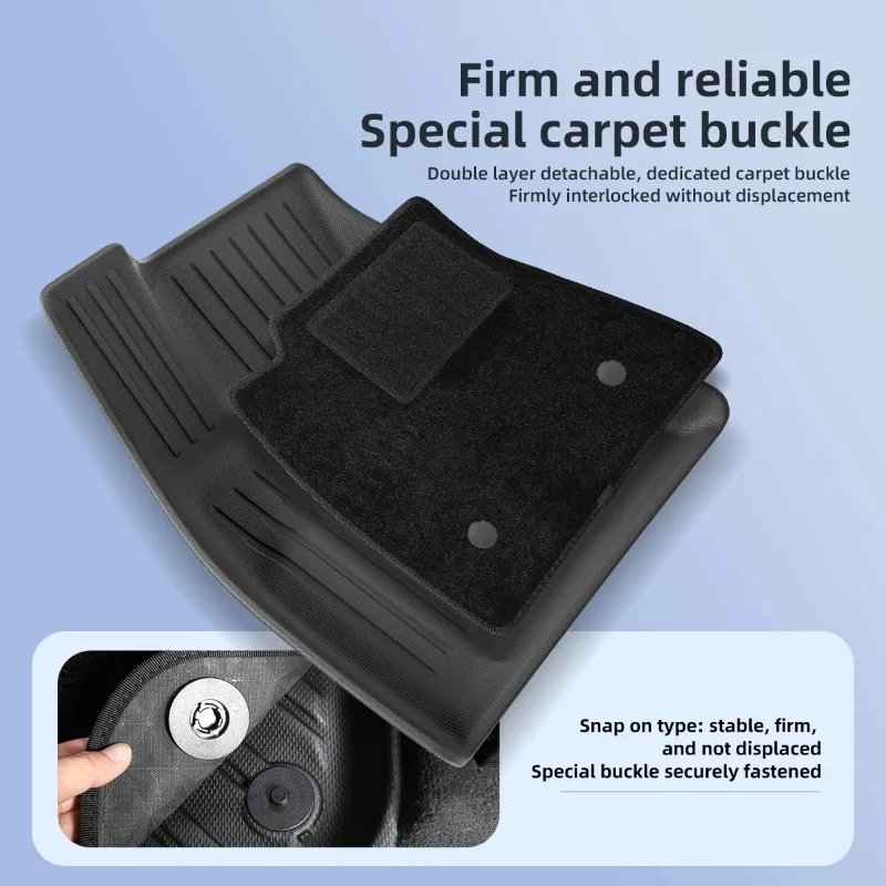 For Tesla Model 3 Highland 2024 Floor Mats & Trunk Liner, Full Protection Car Accessories