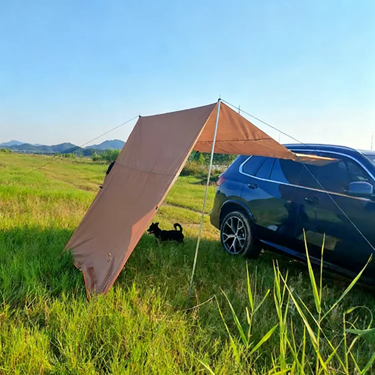 Compact Storage Bag Included Car Side Awning Tent For Effortless Transport And Handling