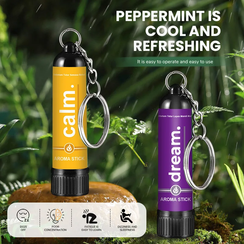 جهاز الاستنشاق الأنفي عصا التبريد التحديث الفوري للتعب خانق الأنف المحمولة طويلة الأمد إحساس بارد تنشيط