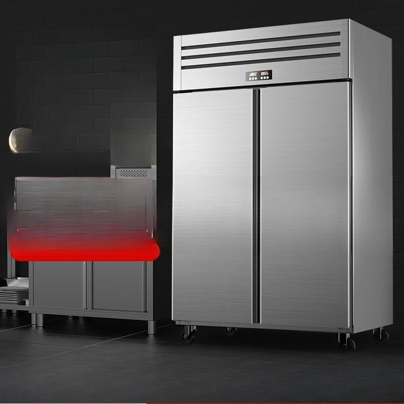 Refrigerator commercial freezer large capacity kitchen large capacity fresh-keeping cabinet