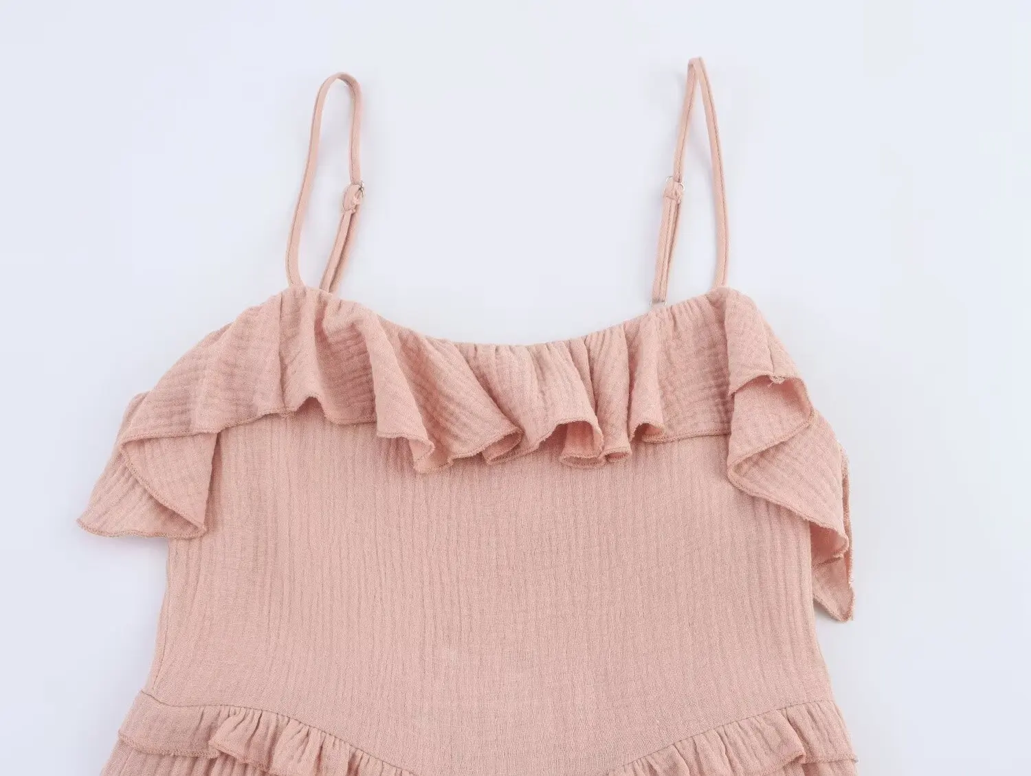 Kondala chique rosa praia férias mulher sexy vestido sexy em camadas plissado vestido longo moda 2025 elegante feminino camisola vestidos