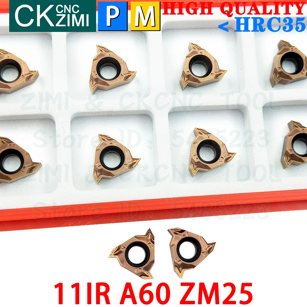 11IR A60 ZM25 มิลลิเมตรคาร์ไบด์แทรกกระทู้ภายในเกลียวเปลี่ยนแทรกเครื่องมือCNCเครื่องกลโลหะกลึงเครื่องมือ SNL SNR SER SEL