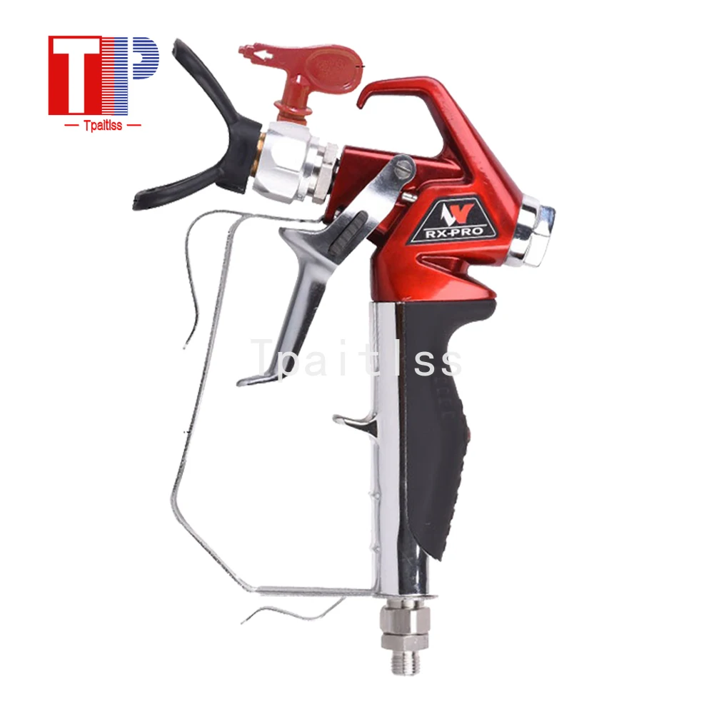 

Tpaitlss RX-Pro Red Series High Pressure Airless Paint Spray Gun 538020 with 517 Tip and Guard Titan 0538020