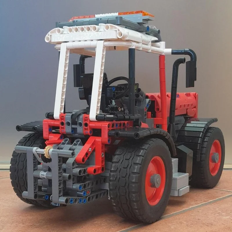 SKH-150 Holzhacker Anhänger Modell Bausteine Set DIY Montage Ziegel Maschinen Sammlung Pädagogisches Spielzeug Geschenk