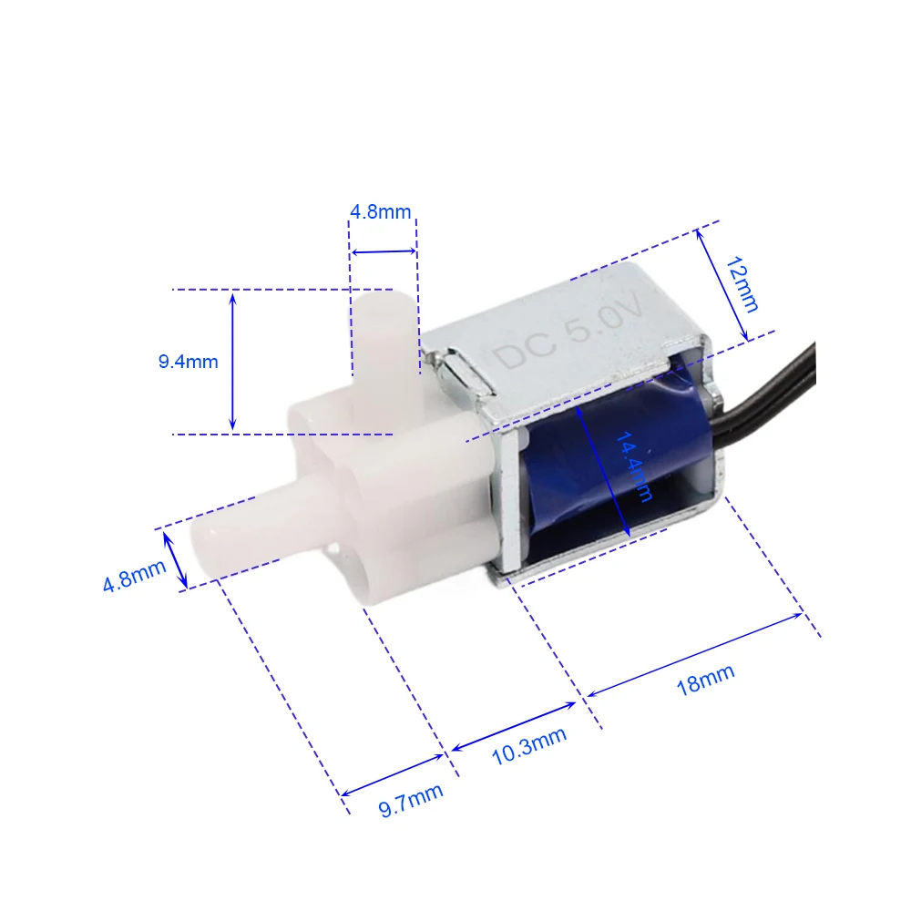 Micro Mini Solenoid Valve Normally Closed DC 5V 6V Electric Control Water Valve Exhaust Valve Small Bidirectional Solenoid