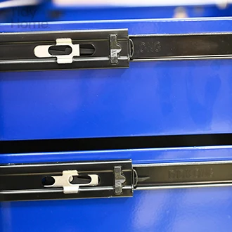 7 DRAWERS MULTIFUNCTIONAL TOOL CART WITH WHEELS-BLACK+BLUE  tool box set toolbox with wheels tool-box organizer garage storage