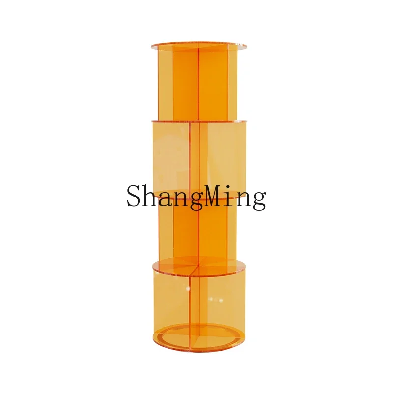 CL rotating bookshelf, shoe and bag display, multi-layer figure table, store display, acrylic color storage