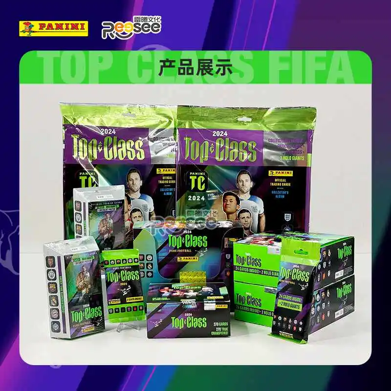 PANINI FIFA 2024 TOP CLASS Football Card Hobby Anime Trading Cards Game Toys Holiday Birthday Gifts for Boys Girls