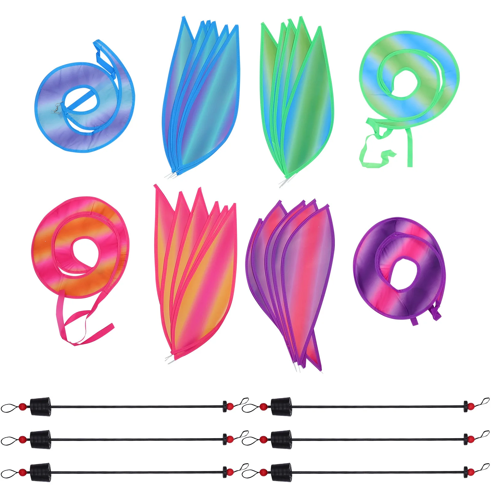 4 قطعة المعلقات بالون الهواء الساخن الملونة خفيفة الوزن المحمولة حديقة ديكورات للباحة طاحونة الحلي بالونات الهواء الساخن