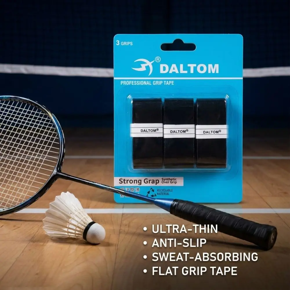 

3Pcs Anti Slip Badminton Overgrip Breathable Tape Winding Tennis Overgrip Sweat Absorption Rackets Grip Outdoor Sports