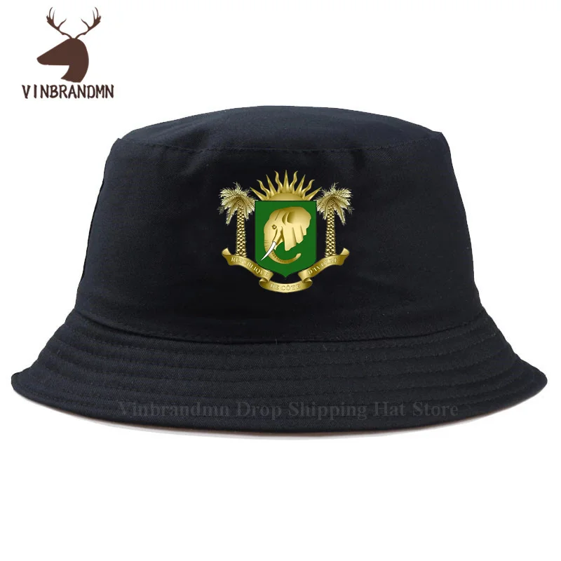 Cote d'Ivoire Ivory Coast unisex bucket hat fashion baseball cap nation team cotton hat sporting CIV Ivorian Ivoirian 20 sun hat