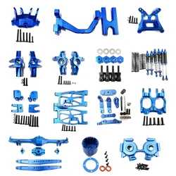 RCGOFOLLOW CNC Aluminium Upgrade Parts For 1/10 Hammer Rey U4 Off-Road Climbing Straight Shortbed Desert Trucks Blue