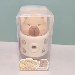 Cute 3D Capybara Cartoon Mechanical Sharpener For Pencil School Office Supplies Creative Stationery Back To School birthday gift