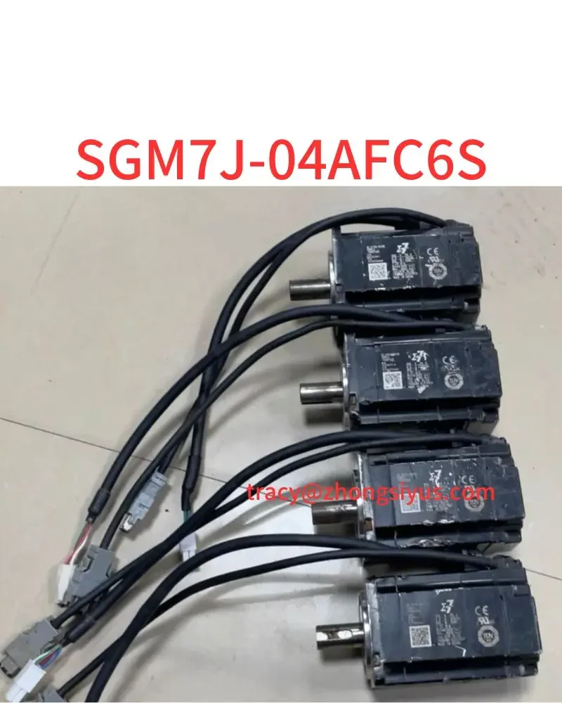 Used SGM7J-04AFC6S 400W servo motor