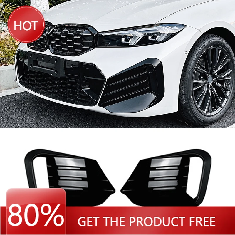 

Накладки на зеркала, передний бампер, боковое вентиляционное отверстие, спойлер, рамка, решетка, крышка для BMW 3 серии G20 G21 LCI M Sport 2023+, автомобильные аксессуары