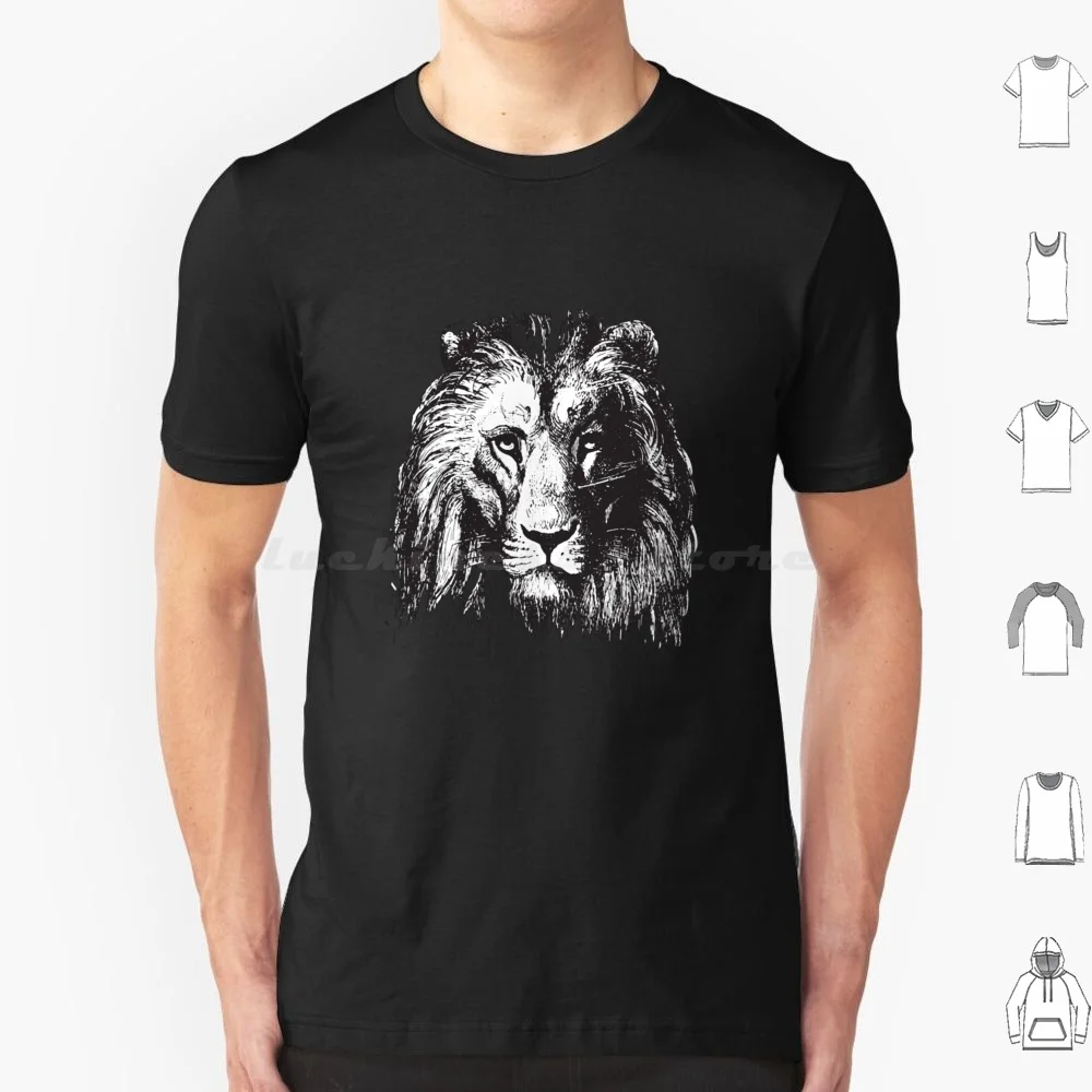 Be Strong As A Lion T Shirt Big Size 100% Cotton Animals As Leaders Bad Omens Tosin Abasi The Atomic The Fuzztones King Buffalo