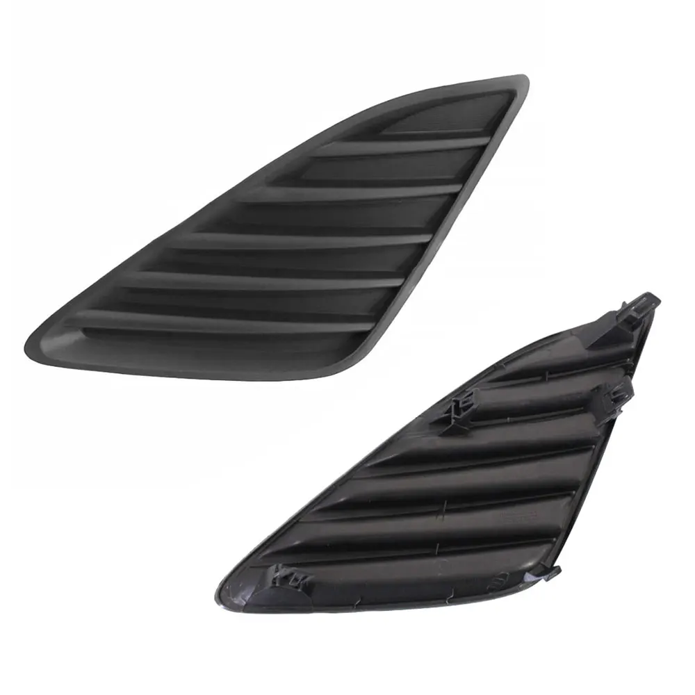 1 Pair Front Bumper Insert Grille Fog Light Hole Cover Plastic Left+Right 5212706260 5212806260 For Toyota Camry 2012 2013 2014