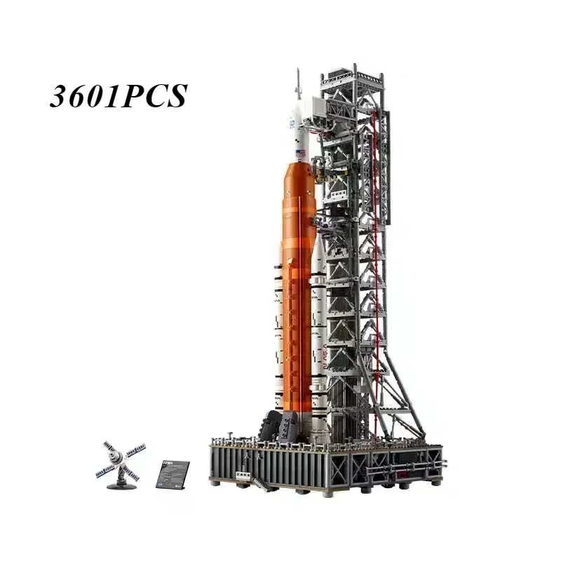 

In Stock 2024 New 10341 Artemis Space Launch System Model Building Blocks Space Shuttle Bricks Toys for Kids Adult Gift