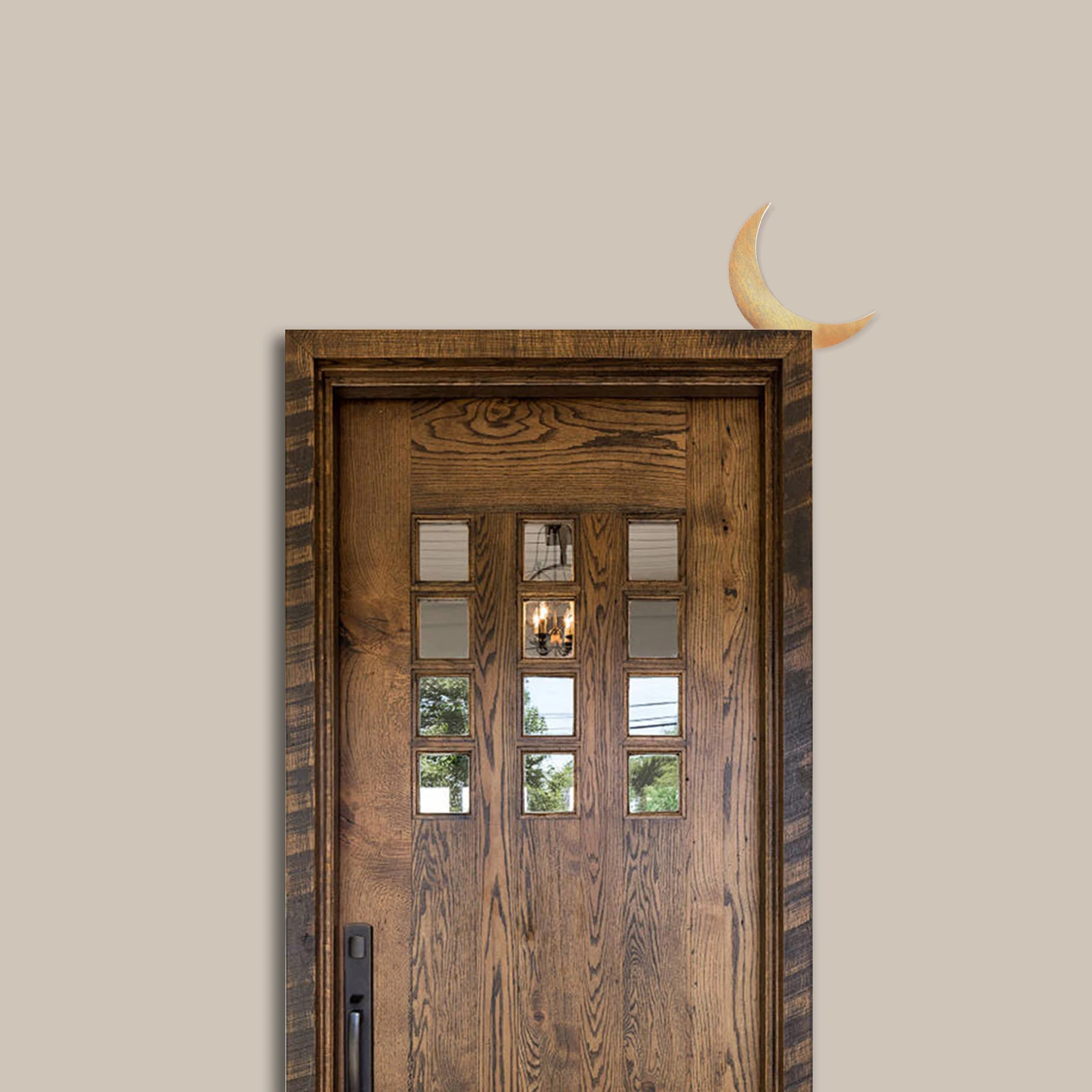 

Golden Moon Decor Boho Boho Wall Decor Wall Sign Pvc Door Frame Home Accessories Bedroom Women Office Decoration